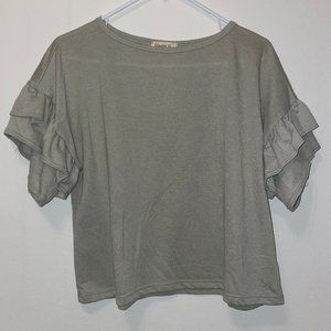 Boutique, Muted Green Blouse